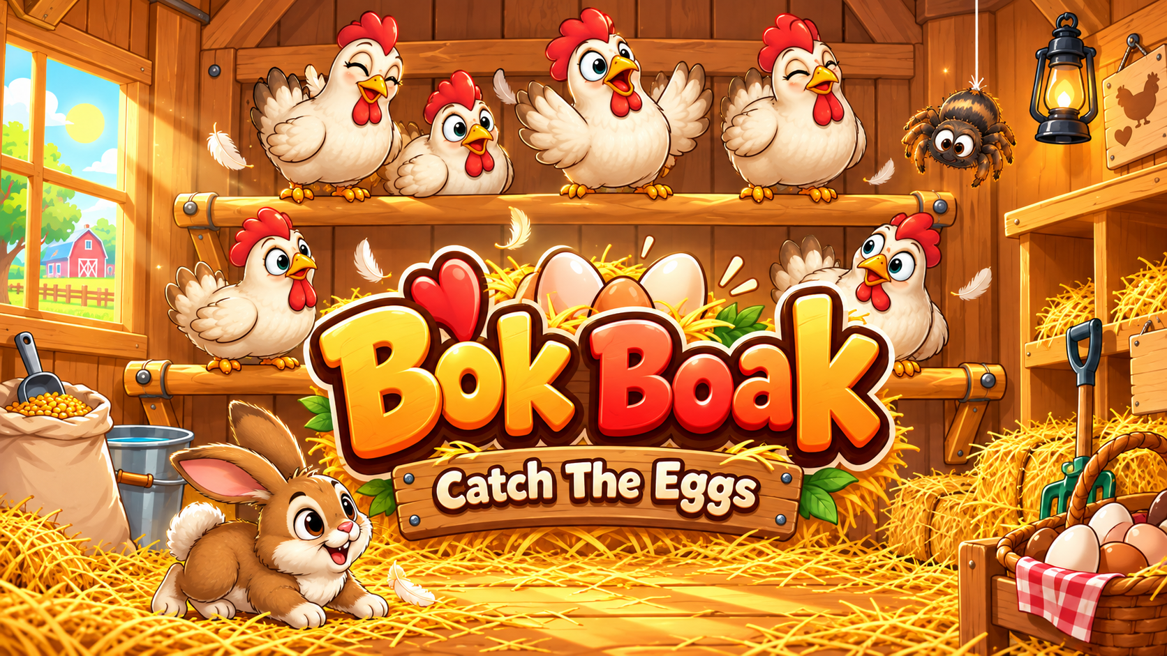 Titelbild von Bok Boak – Catch The Eggs